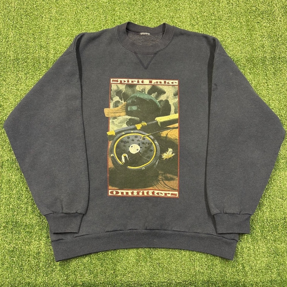 Vintage 90's Spirit Lake Outfitters Crewneck Sweatshirt